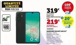 Super U Samsung galaxy a26 5g offre