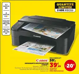 Super U Canon imprimante multifonction offre