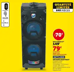 Super U Muse enceinte partybox offre