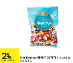 Carrefour Mini figurines esprit de fête offre