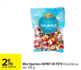 Carrefour Mini figurines esprit de fête offre