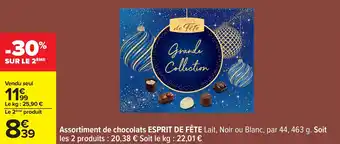 Carrefour Assortiment de chocolats esprit de fête offre