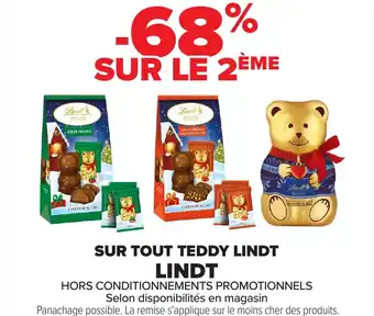 Carrefour Sur tout teddy lindt offre