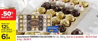 Carrefour Assortiment ferrero collection offre