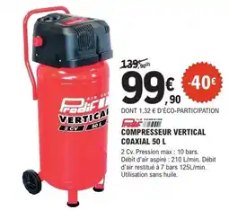 E.Leclerc Brico Compresseur vertical coaxial offre