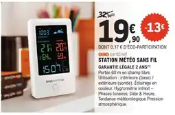 E.Leclerc Brico Station météo sans fil offre