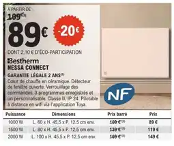 E.Leclerc Brico BESTHERM Nessa connect offre