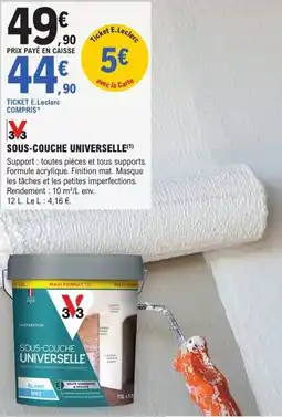 E.Leclerc Brico Sous-couche universelle offre