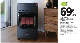 E.Leclerc Brico TECTRO Poêle à gaz pliable offre