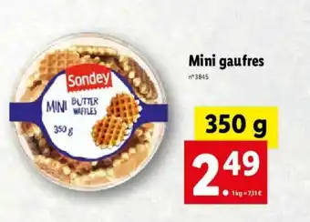 Lidl Mini Gaufres offre
