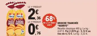 E.Leclerc Brioche tranchée harrys offre