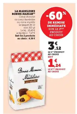 Hyper U BONNE MAMAN La madeleine offre