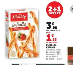 Hyper U KAMBLY Ficelles offre