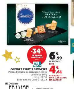 Hyper U GAVOTTES Coffret apritif offre