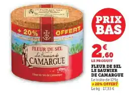 Hyper U Fleur de sel le saunier de camargue offre