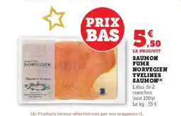Hyper U Saumon fume norvegien yvelines saumon offre