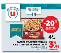 Hyper U Poelee de champignons a la forestiere surgelee u offre