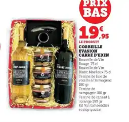 Hyper U Corbeille evasion carre d'eden offre