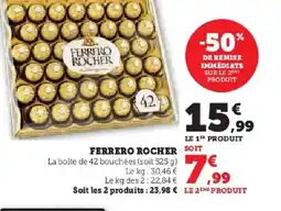Hyper U FERRERO ROCHER offre
