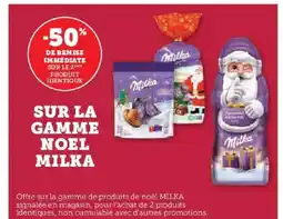 Hyper U MILKA Sur la gamme noel offre