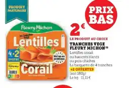 Hyper U FLEURY MICHON Tranches vege offre
