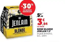 Hyper U JENLAIN Biere blonde offre