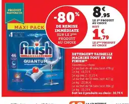 Hyper U FINISH Vaisselle machine tout en un offre