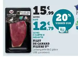 Hyper U Filet de canard filiere u offre