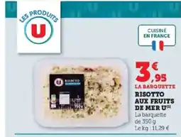 Hyper U Risotto aux fruits de mer u offre