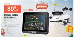 Espace emeraude Station météo couleur Wi-Fi offre