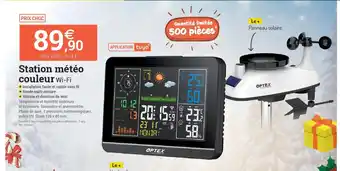 Espace emeraude Station météo couleur Wi-Fi offre