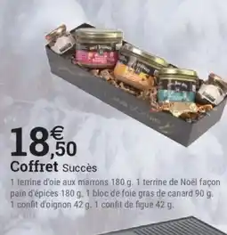 Espace emeraude Coffret Succès offre