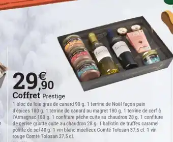 Espace emeraude Coffret Prestige offre