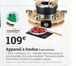 Espace emeraude Appareil à fondue offre