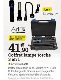 Espace emeraude Coffret lampe torche 3 en 1 offre