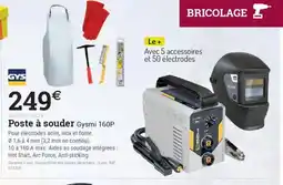 Espace emeraude GYS Poste à souder Gysmi 160P offre