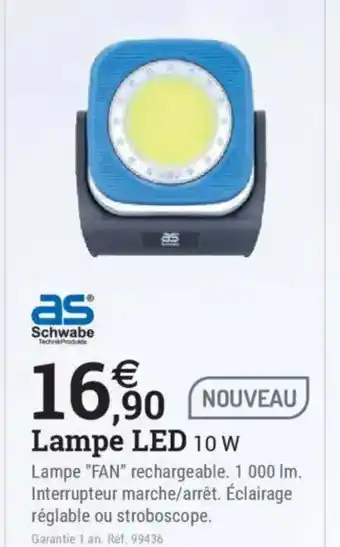 Espace emeraude Lampe LED 10 W offre