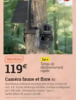 Espace emeraude Caméra faune et flore 4G offre