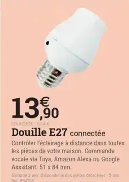 Espace emeraude Douille E27 connectée offre
