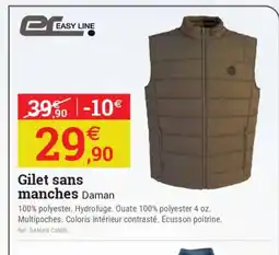 Espace emeraude Gilet sans manches offre