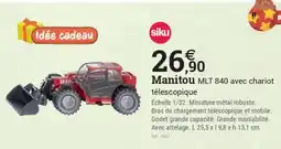 Espace emeraude SIKU Manitou MLT 840 avec chariot télescopique offre