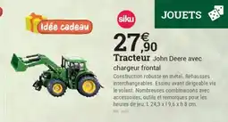 Espace emeraude SIKU Tracteur John Deere avec offre