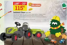 Espace emeraude Rollykid Claas Axos 240 offre