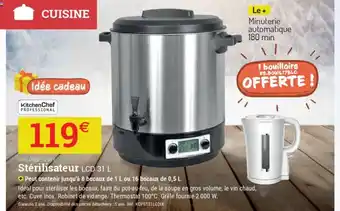 Espace emeraude Stérilisateur LCD offre