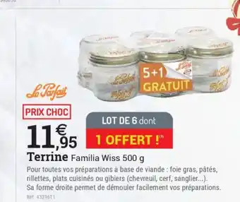 Espace emeraude Terrine Familia Wiss offre