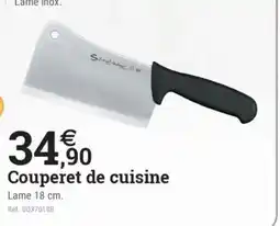 Espace emeraude Couperet de cuisine offre