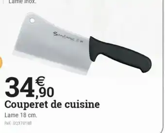 Espace emeraude Couperet de cuisine offre