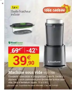 Espace emeraude Machine sous vide VS1199x offre