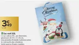 Carrefour Sac noël XXL offre
