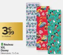 Carrefour Rouleau xxl disney offre